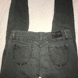 JOLT JEAN GRAY JEGGINGS-SKINNY JEANS